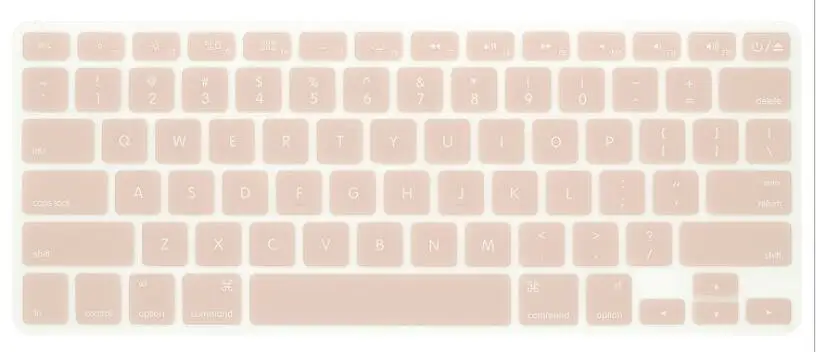Силиконовый чехол для клавиатуры мембрана силиконовая форма Macbook 13/15/17 дюймов