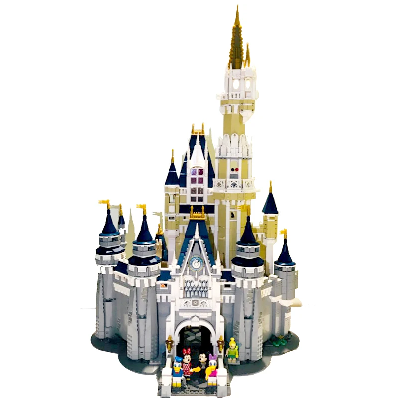 

Legoing 4080pcs Girls City Cinderella Princess Castle Model Building Blocks Compatible Legoings 16008 Bricks Toys for Kids Gifts
