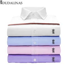 Sergiok Camisa мужская рубашка мужское платье Саржевые рубашки мужские повседневные рубашки с длинным рукавом деловые формальные рубашки camisa social masculina Dudalina