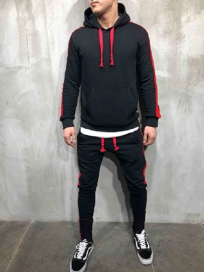 Tracksuit For Men 2 Pieces Set New Fashion Hoodie Sportswear Men Tracksuit Hoodie Spring Autumn Men Brand Clothes Hoodies+Pants Tracksuit For Men 2 Pieces Set New Fashion Hoodie Sportswear Men Tracksuit Hoodie Spring Autumn Men Brand Clothes Hoodies+Pants