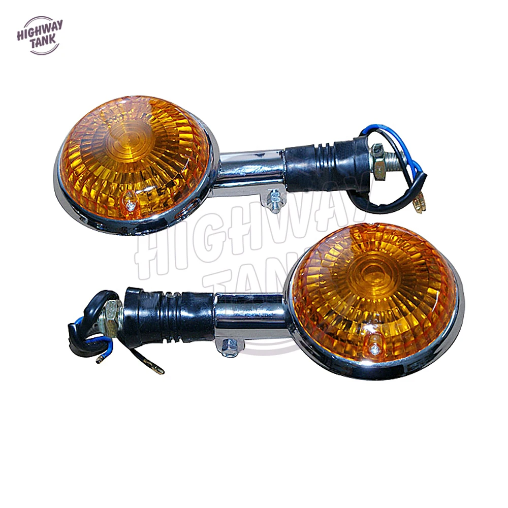 

Motorcycle Front / Rear Turn Signals Amber Lens Indicator Winker Blinker case for YAMAHA XVZ 1300 XVS 1100 XV 1600 XJ 750
