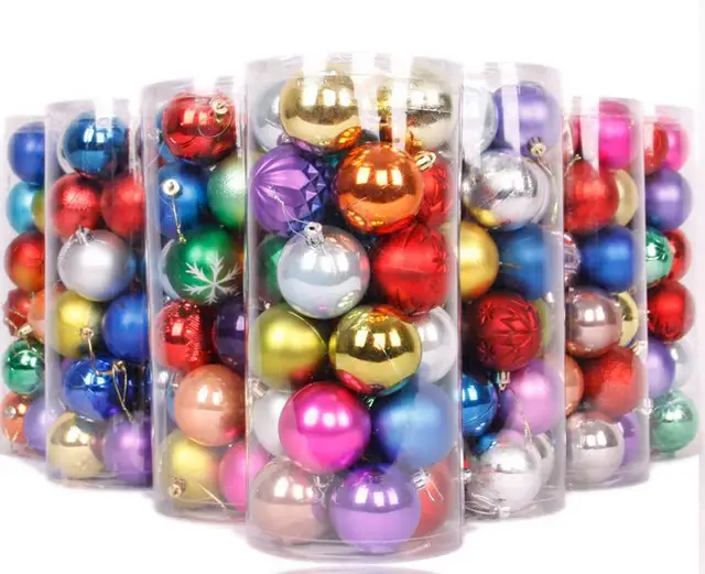 24 units batch of new multi colored christmas tree decorations christmas decorations christmas balls - Multi Colored Christmas Tree Decorating Ideas 24 units batch of new multi colored christmas tree decorations christmas decorations christmas balls - Multi Colored Christmas Tree Decorating Ideas