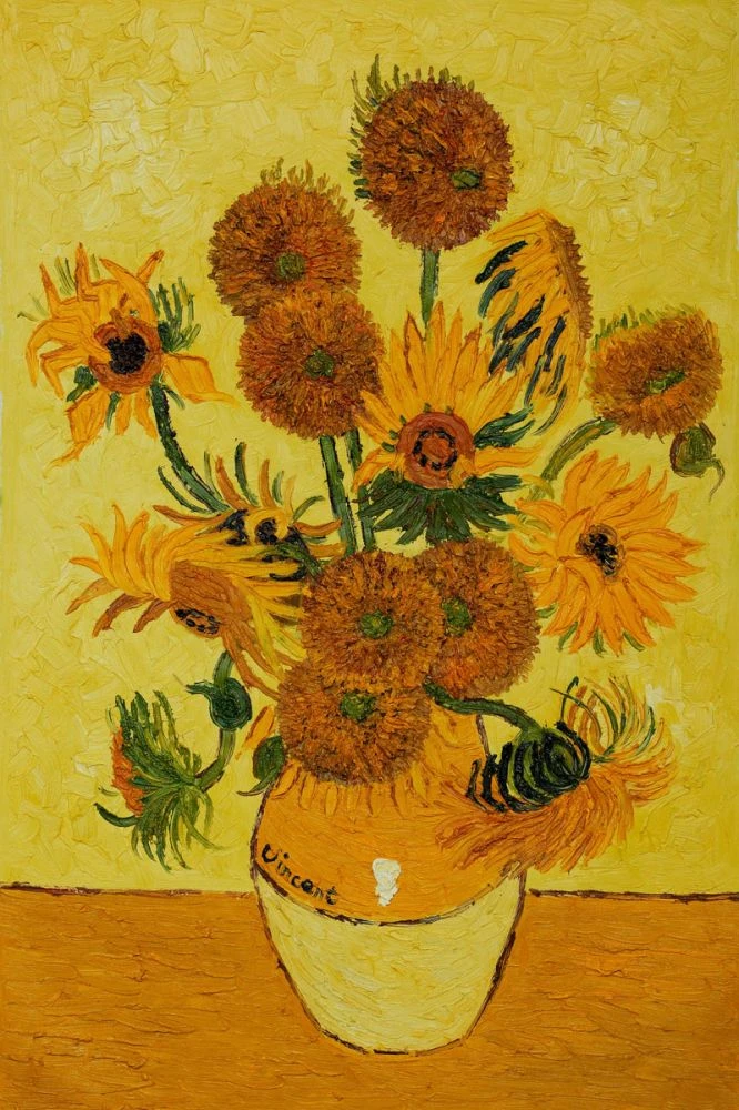 sunflower painting vincent van gogh