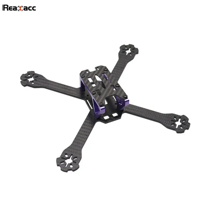 Beste Originele Realacc DC220 220mm 4mm Arm dikte Koolstofvezel X Type Frame Kit Voor RC Multirotor Quadcopter Motor ESC Accessoires