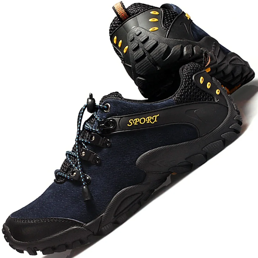 Мужская спортивная походная обувь из натуральной кожи, дышащая Нескользящая походная обувь для путешествий, мужские походные кроссовки, обувь для кемпинга, zapatillas