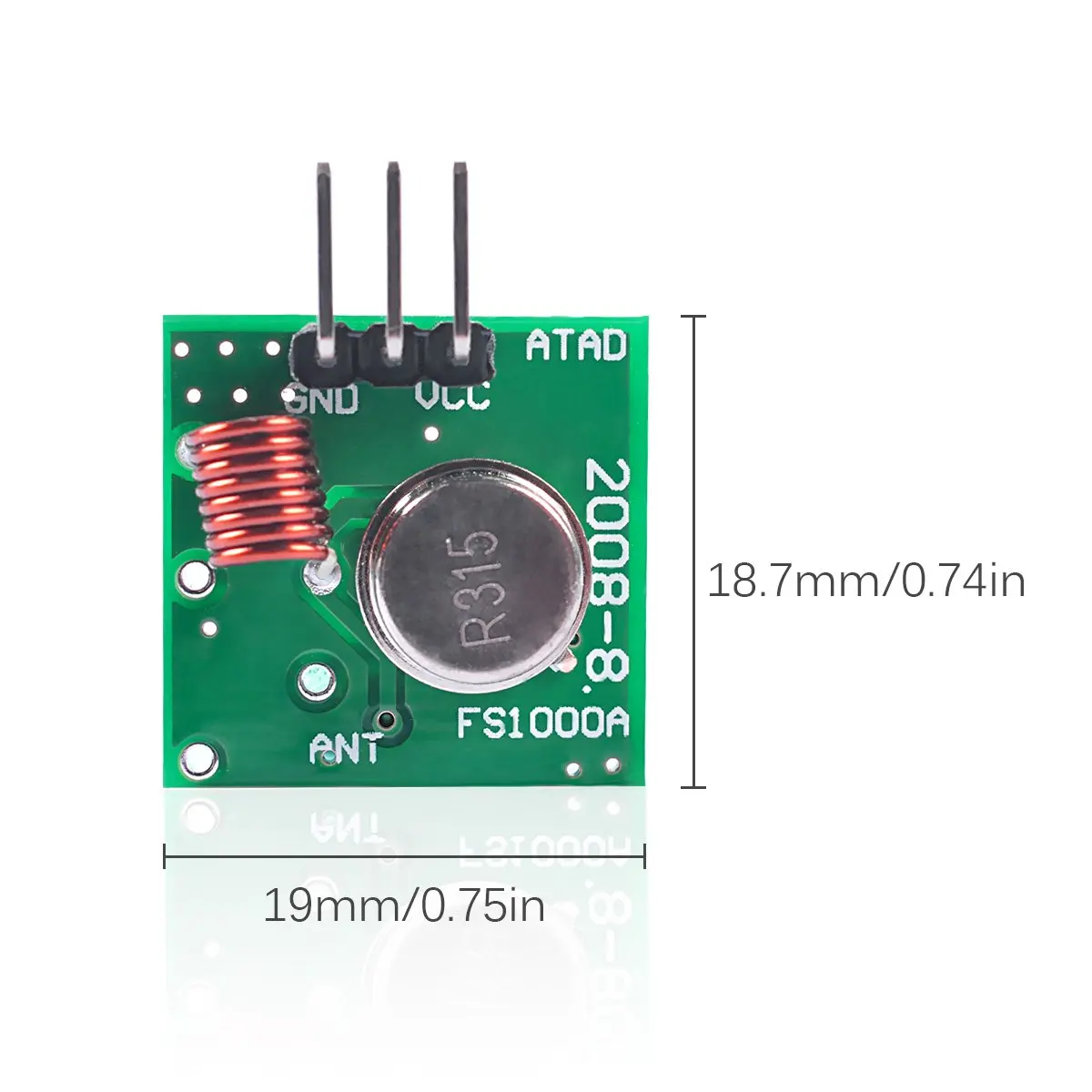 XY-MK-5V/XY-FST 315Mhz 433Mhz радиочастотный передатчик и приемник модуль Link Kit беспроводной DIY(6-pack