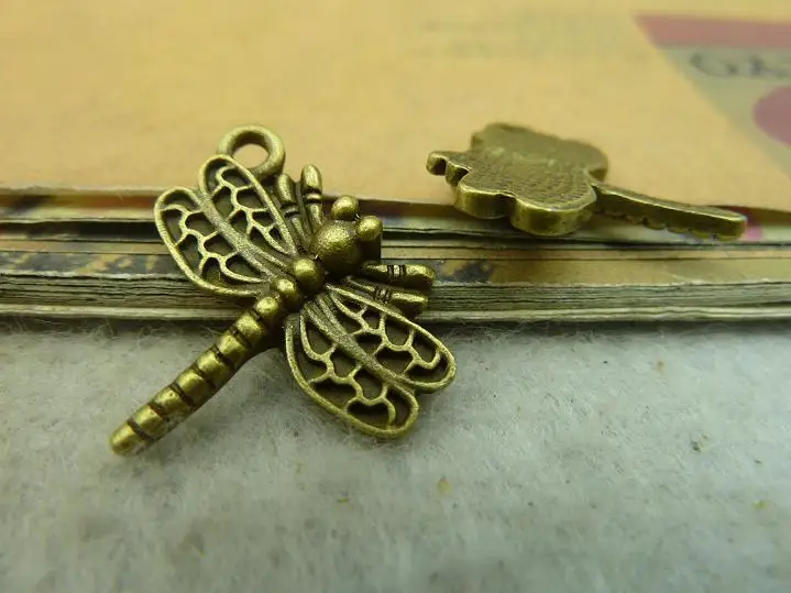 

20Pcs Antique Bronze Dragonfly Charm DIY Jewelry Making