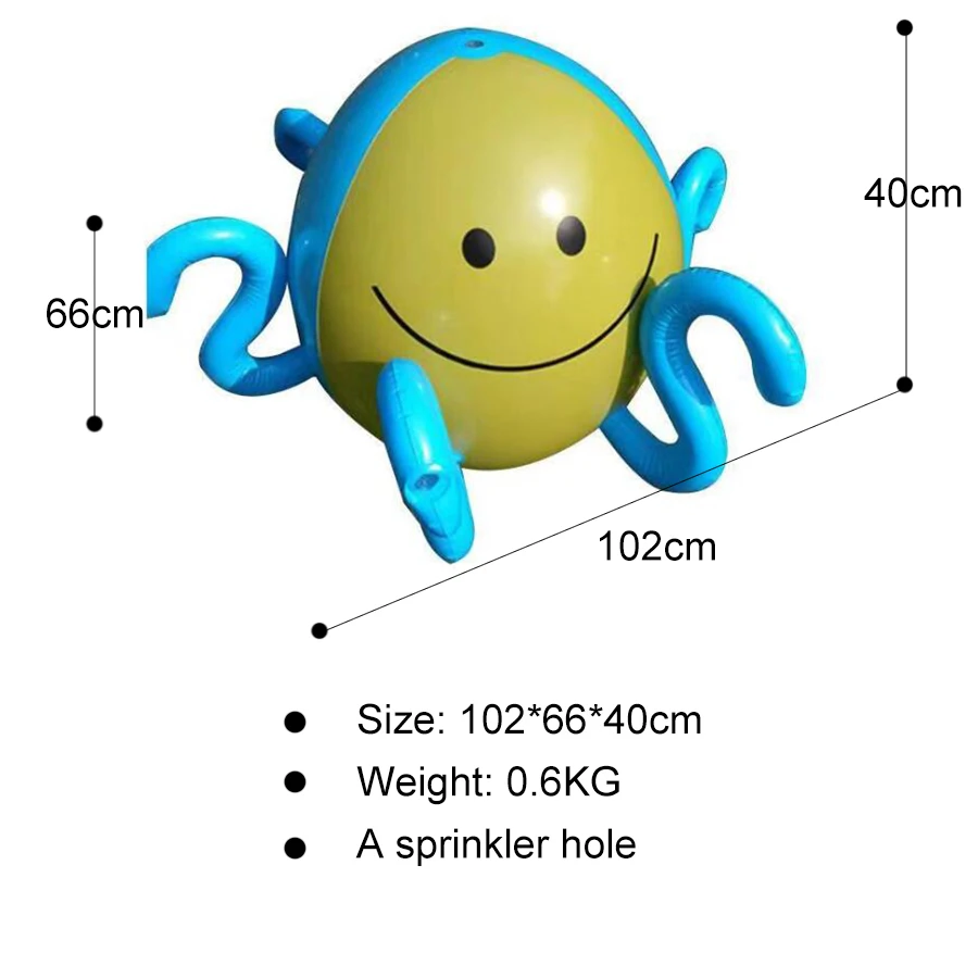 Защита от брызг и спрей мяч надувной спринклерными мяч Открытый забавная игрушка для жаркое лето плавание вечерние пляжные бассейн с