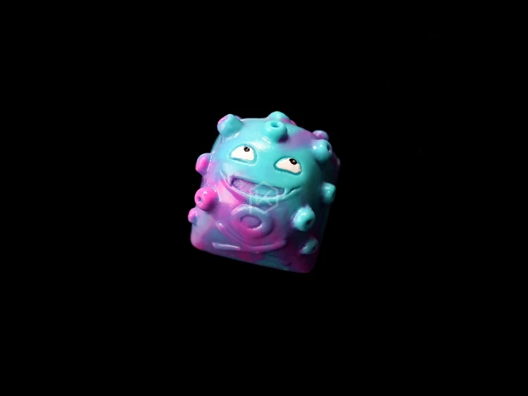 Bob ручной работы смолы koffing artisan keycaps для mx stem механические клавиатуры пожалуйста, прочитайте текст ниже и купите его через ссылку