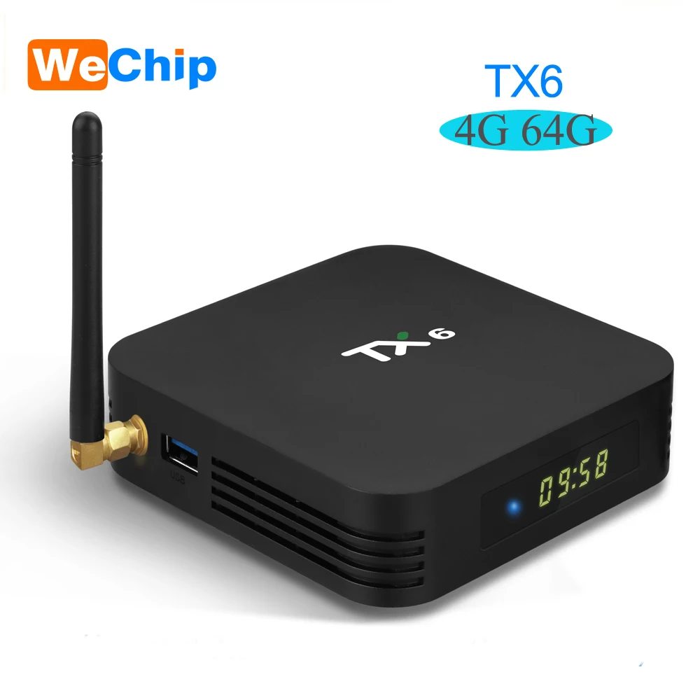 TX6 التلفزيون مربع الروبوت 9 Allwinner H6 4 GB DDR3 32 GB/64 GB EMMC 2.4 GHz 5 GHz wiFi BT4.1 دعم 4 K H.265 مجموعة أعلى مربع يوتيوب لاعب TX6 التلفزيون مربع الروبوت 9 Allwinner H6 4 GB DDR3 32 GB/64 GB EMMC 2.4 GHz 5 GHz wiFi BT4.1 دعم 4 K H.265 مجموعة أعلى مربع يوتيوب لاعب