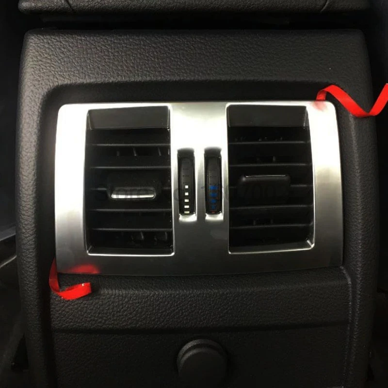 Fit For BMW 3 Series 2016 Chrome Inner Car Interior Rear Seat Air