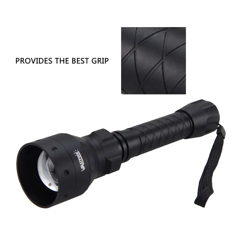  New upgrade IR Weapon light 400 yards Zoomable Adjustable Infrared Light Hunting Torch Black 850nm 