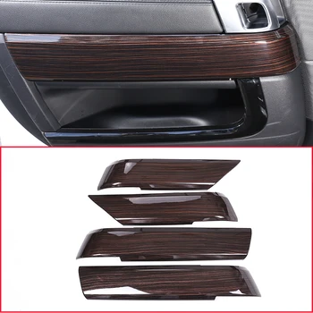 

Red Ash Wood Style For Landrover Range Rover Sport RR Sport 2014-2018 ABS Plastic Interior Door Decoration Panel Cover Trim 4pcs