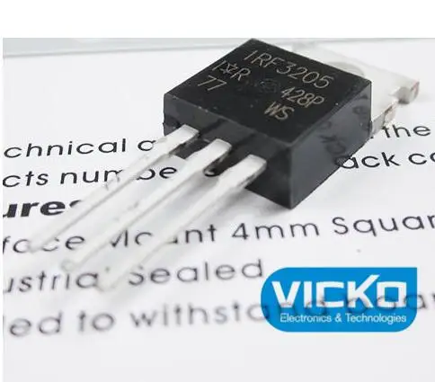 Регуляторы напряжения IRF3205 IRF3205PBF 55V 98A 8mOhm 97.3nC TO-220 30 шт. | Обустройство дома