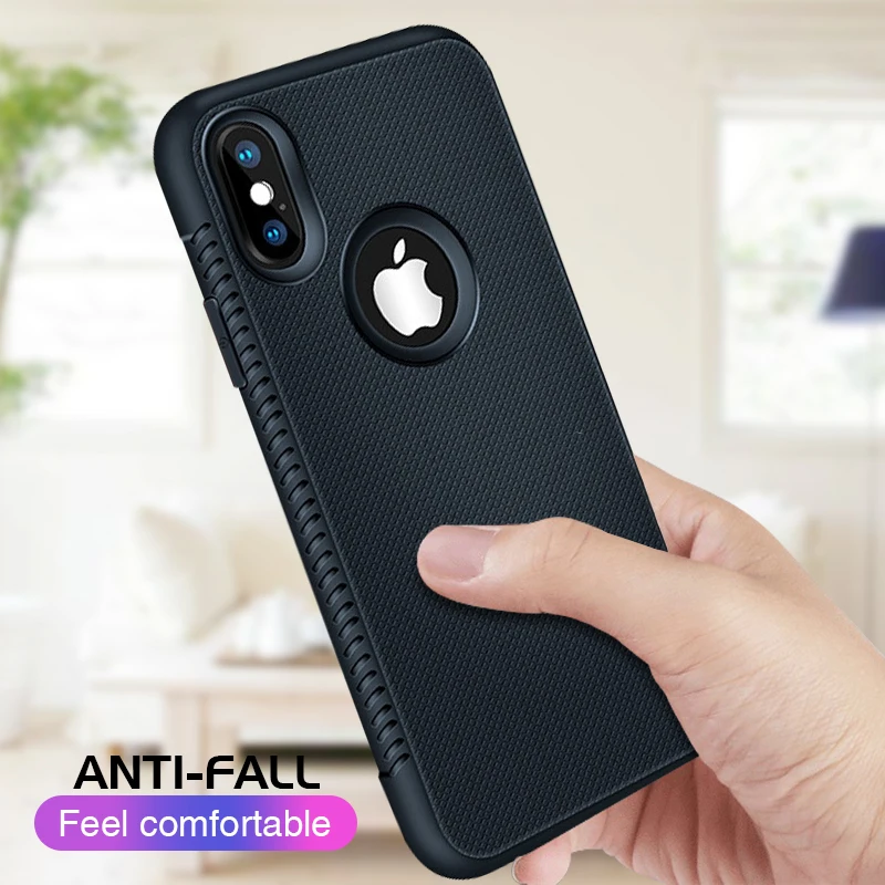 

For iPhone 7 Silicone TPU Phone Case For iPhone 6 6S 8 7 Plus Soft Cool Matte Cover For iPhone X XS Max XR Anti-Fall Capa Cases