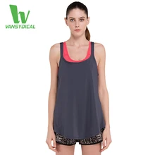 Женский жилет для йоги и бега, топ без рукавов для тренировок, фитнеса, размера плюс, лето, Майки