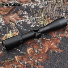 4-16x44 боковой Фокус Riflescope заполненный азотом Mil-Dot Riflescope для охоты тактический прицел FMC с покрытием