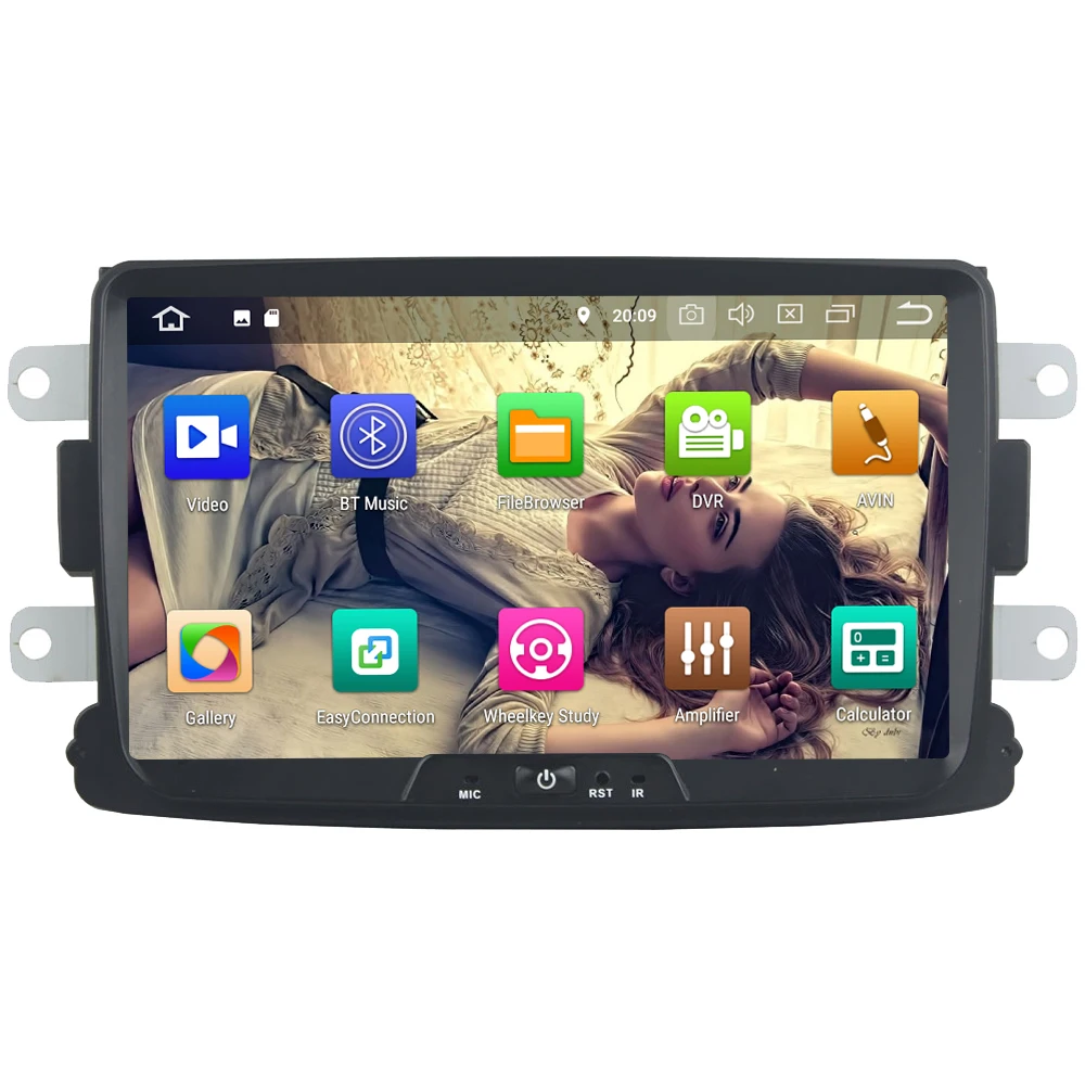 Cheap KLYDE 8" Octa Core 4G Android 8.0 7.1 6.0 4GB+32GB Car DVD Player Radio For Renault Sandero Captur Duster Dacia Lada Xray Logan 1