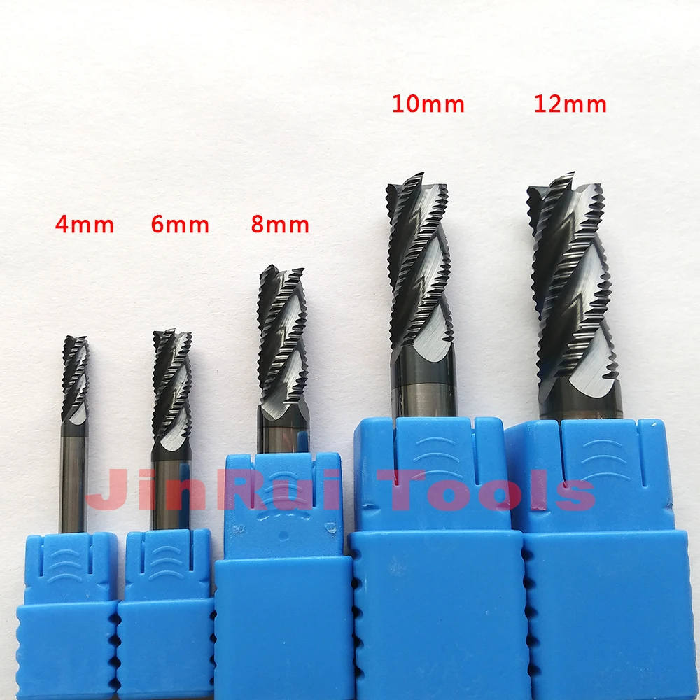 

4mm,6mm,8mm,10mm,12mm HRC45/55/60 4Flute or 3Flute Solide Carbide Roughing End Mills CNC router bit corn milling cutter Tools