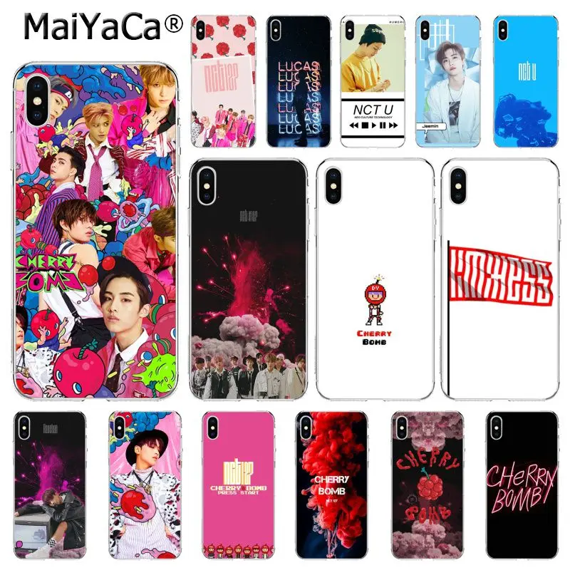 

MaiYaCa NCT Bands kpop Pattern TPU Soft Phone Case for iPhone 6S 6plus 7 7plus 8 8Plus X Xs MAX 5 5S XR 10