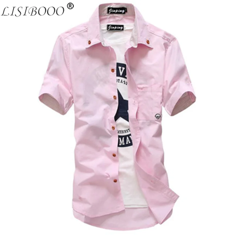 

New Arrival Men Casual Shirt Small Mushroom Mens Short Sleeved Shirt Mens Slim Fit Dress Shirt Mens Stripe Dress Shirts