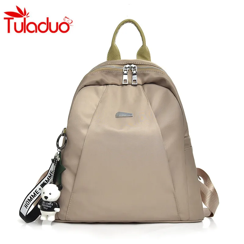 

2018 New Nylon Backpack Fashion Shoulder Bag Women's Multifunction Backpacks Women Shoulder Bag Female School Travel Bag Mochila