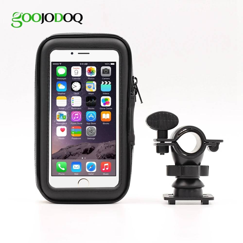 

Bicycle Bike Motorcycle Cell Mobile Phone Holder for iPhone X 8 7 6 6s 360 Degrees Waterproof Case Bag Mount Handlebar Stand