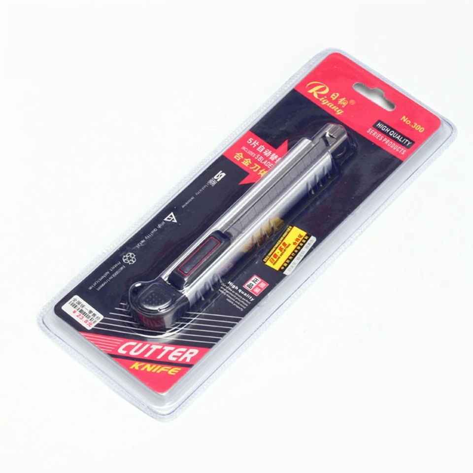

High quality professional car wrap cutter stainless steel vinyl knife with 5 pieces blades for vechicle wrapping NO.300