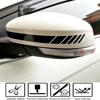 

2pcs Car rearview mirror Reflective Stickers personality Waterproof sunscreen Prevent scratches Sticker Simple Car decoration