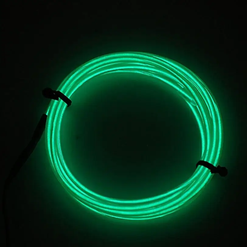 

Led EL Wire Tube Rope Flexible Neon Glow Car Party Decor Light 12V controller