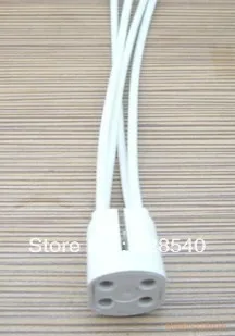 

1PCS T5 t6 circular tube lamp base circle lamp 4 plug wire socket plug led vasicentrie special plug