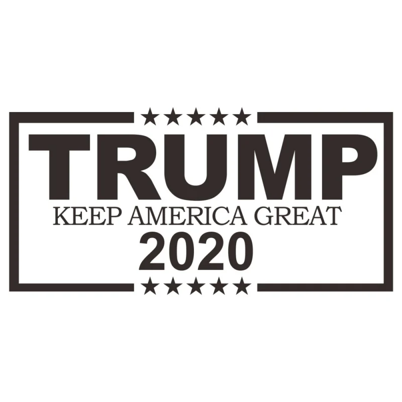 

Fashion TRUMP 2020 Series Car Sticker Decal Sticker American Flag Reflective Home Car Sticker