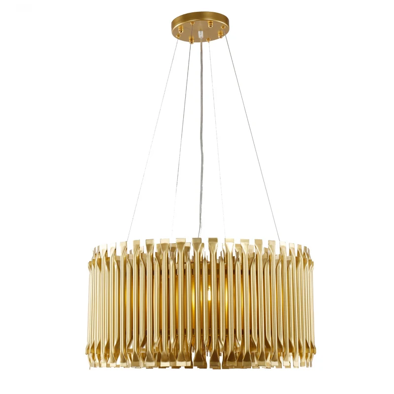 Koop Nordic Aluminium Led Hanglamp Gouden Hanger Licht Woonkamer Restaurant Studie Decor Hanglamp Opknoping Lichtpunt PA0246