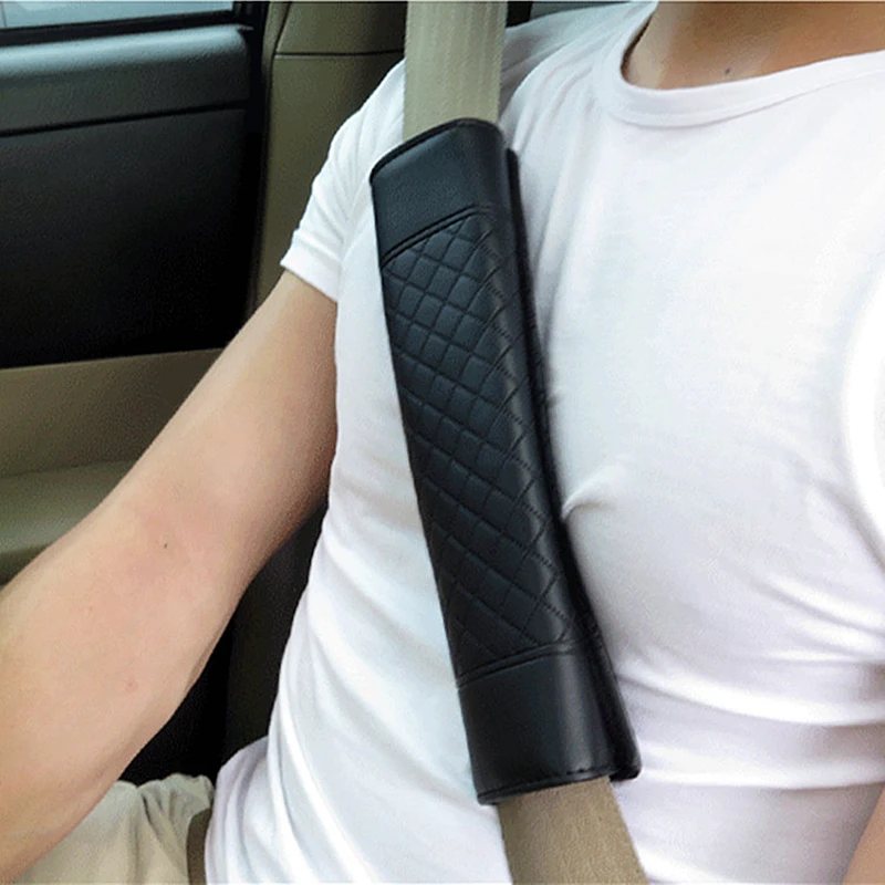 Cubierta para cinturón de seguridad universal de coche, protector de  almohadilla suave y de felpa para el hombro, efecto calentador, cojín de  protección para el vehículo - AliExpress