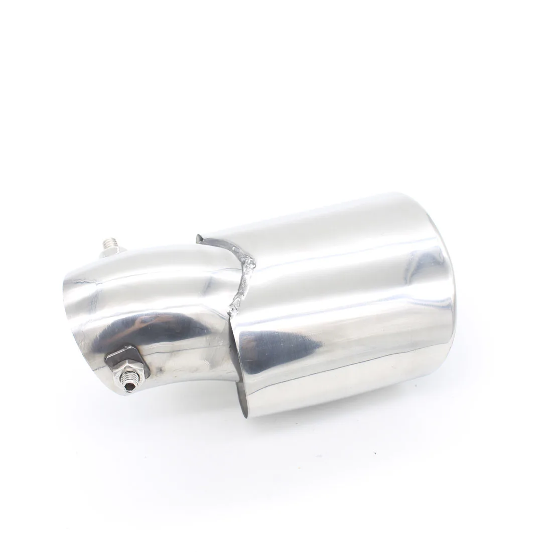 Dongzhen Chrome Stainless Steel font b Car b font font b Exhaust b font Pipe Fit