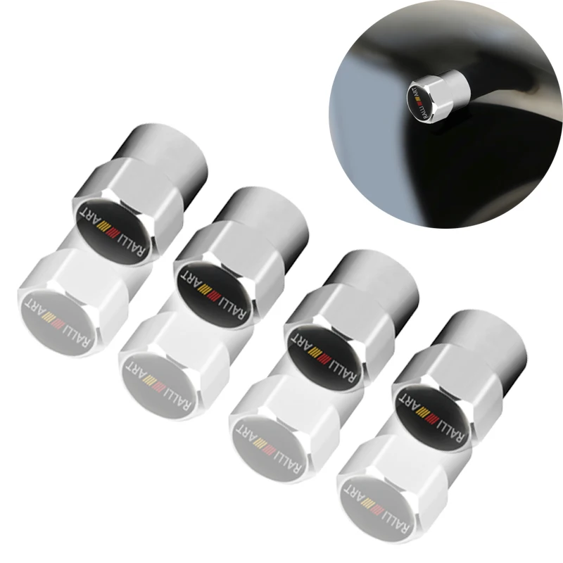 

4pcs/lot Car Styling Auto Wheel Tire Valves Tyre Stem Air Caps Case For Mitsubishi RalliArt Galant Ralli Art Auto Accessoriesr