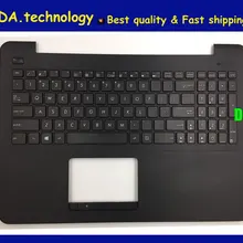 Wellendorff 95% новая/оригинальная Подставка для рук для ASUS X555 X555L X555LP X555LA американская клавиатура верхняя крышка, черный