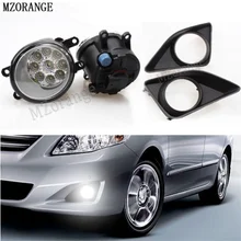 9LED Fendinebbia Fendinebbia Gruppo Lampada Luminosa Eccellente Della Luce di Nebbia per Toyota Corolla Avensis Camry Ractis Verso RAV 4 YARIS 2003-2014