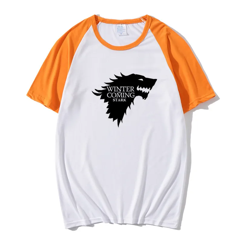 

game of thrones summer women t shirt printed Winter is coming stark wolf loose women tops novel short sleeve girl street wear
