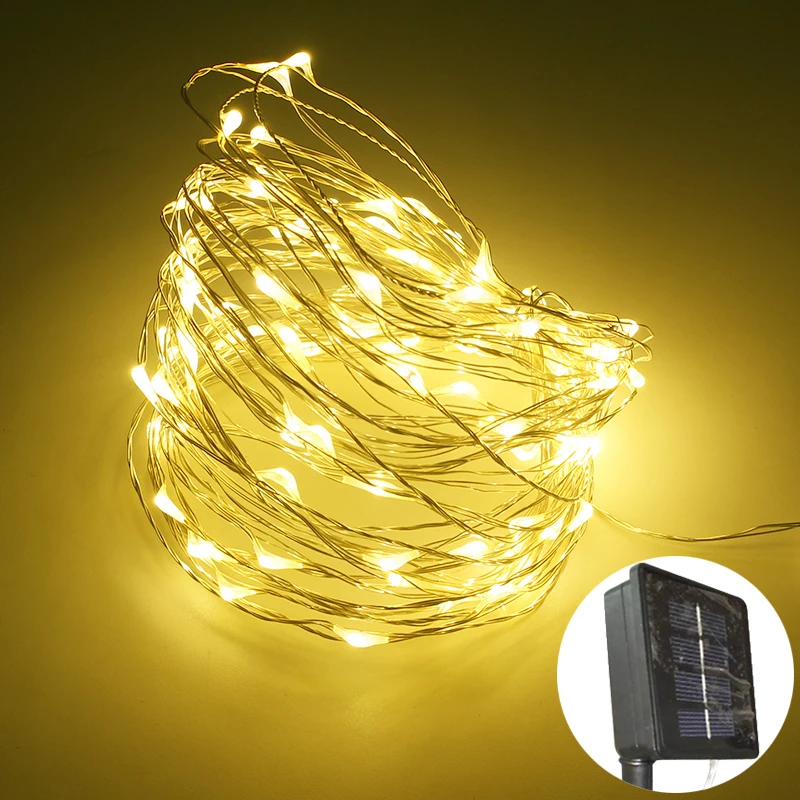 aliexpress com buy led garland solar power string light garland light power