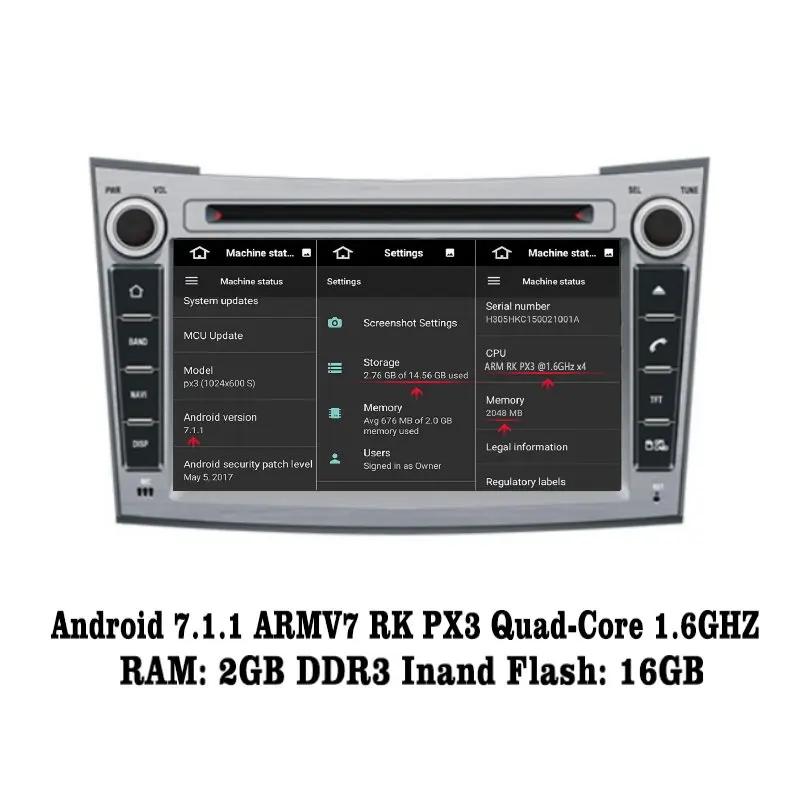 Excellent Liislee Android 7.1 2G RAM For Subaru Outback / Legacy  Car Radio Audio Video Multimedia DVD Player WIFI DVR GPS Navi Navigation 1