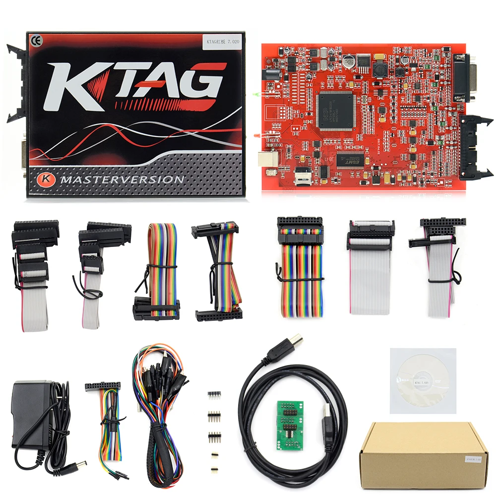 Новое поступление без жетонов Ktag K TAG V7.020 KESS V2 V5.017 SW V2.23 мастер ECU чип тюнинговый инструмент K-TAG 7,020 онлайн DHL бесплатно