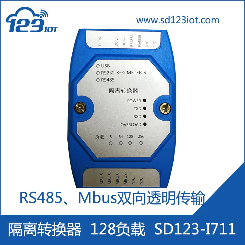 

Isolation Converter M-BUS/Meter-BUS/MBUS to RS485 Serial Port (128 Load)