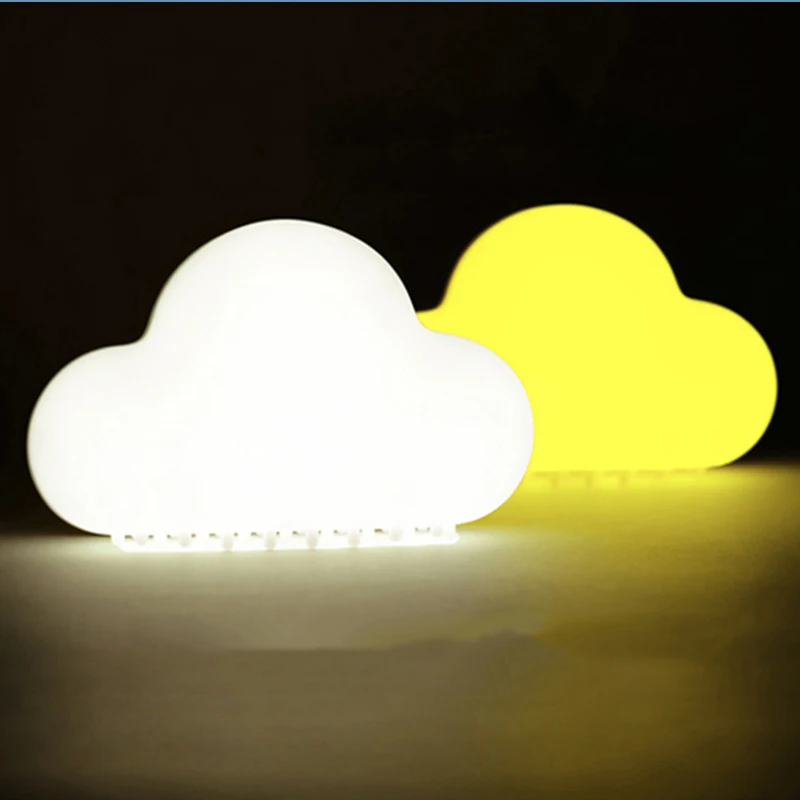 Облако ночник беспроводной настенные светодио дный Светильники LED USB голос/Touch