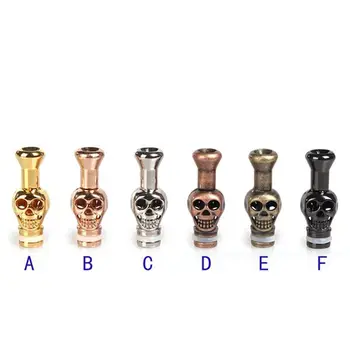 

510 Drip tip metal skull animal shape vaporizer atomizer mouthpiece fast shipping electronic cigarrate accessories