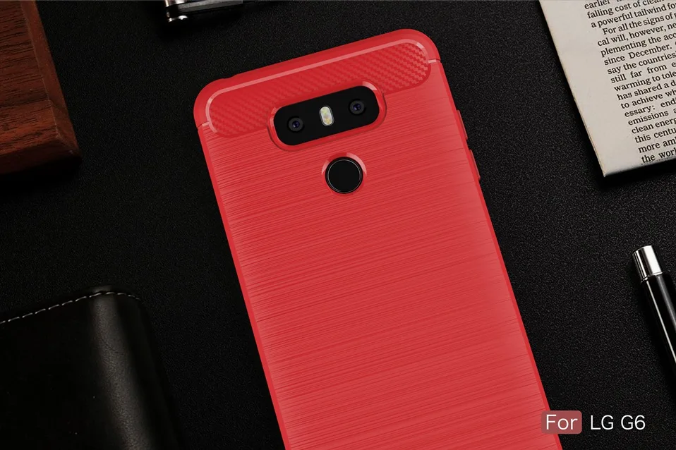 Carbon Fiber Case For LG G6 Soft TPU Silicon Luxury business Style Cover on LG Q6 Q7 K8 K10 2018 LG Q Stylus LG V30 V30S Coque   (14)