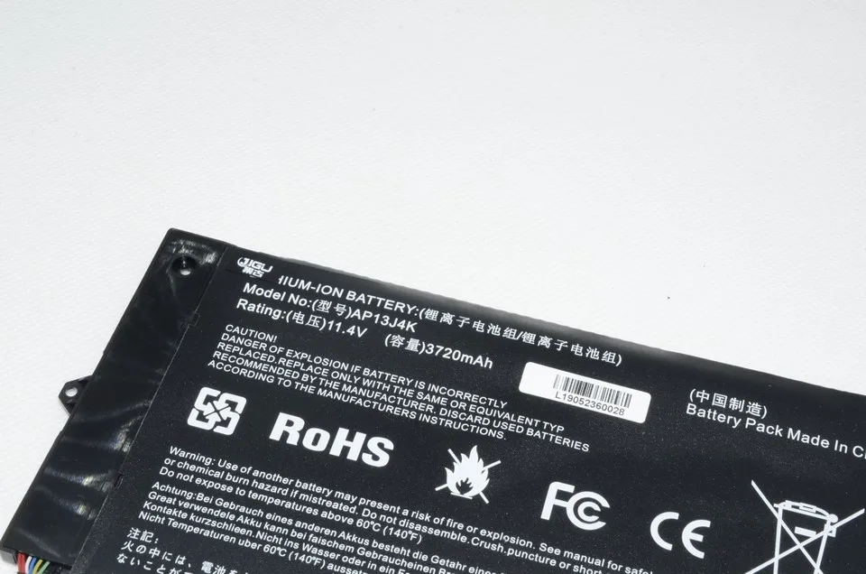 JIGU AP13J4K KT00304001 Аккумулятор для ноутбука ACER для Chromebook 11 C740 C720 3 ячейки