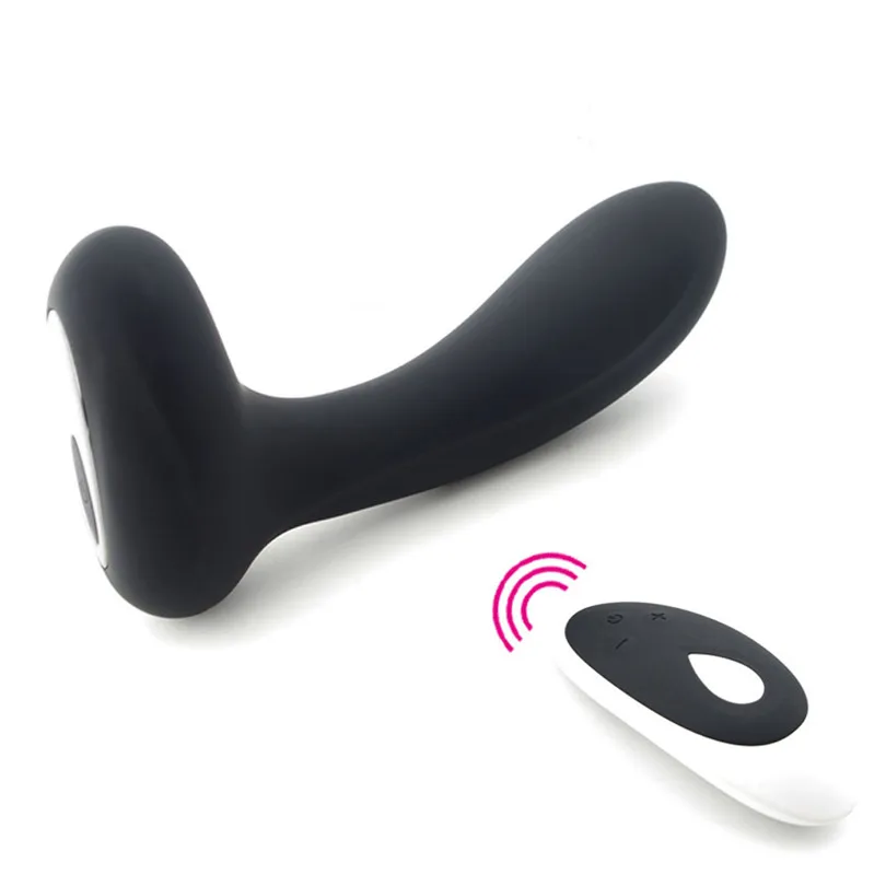Prostate Vibrator Silica gel Waterproof Remote Control 10-Frequency Prostate Vibrator USB Charging Massage Silica Gel   (4)