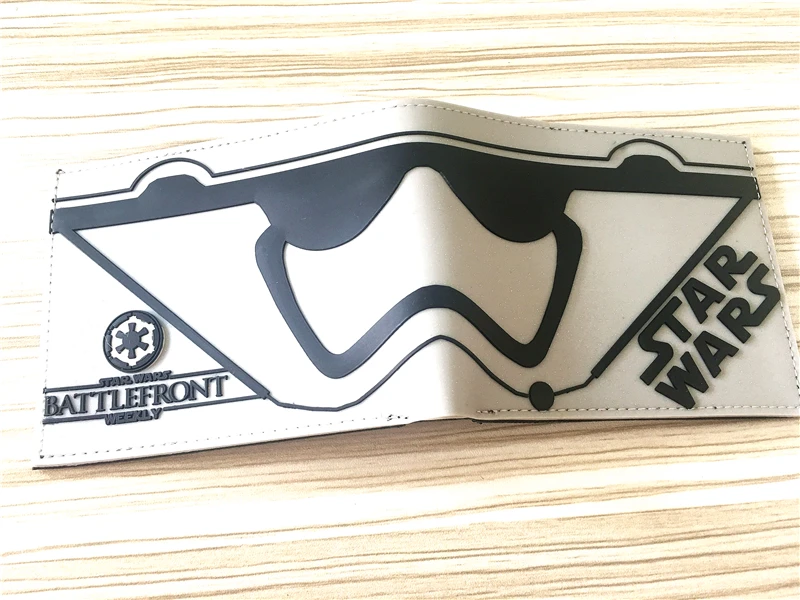 

2018 Star Wars Darth Vader Storm Troops PU Bi-Fold Short Wallets With Card Holder Men's Purse W322