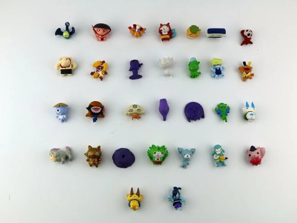 10 200PCS 2CM Yo Kai Watch font b Toy b font Anime Yokai Watch Yo Kai